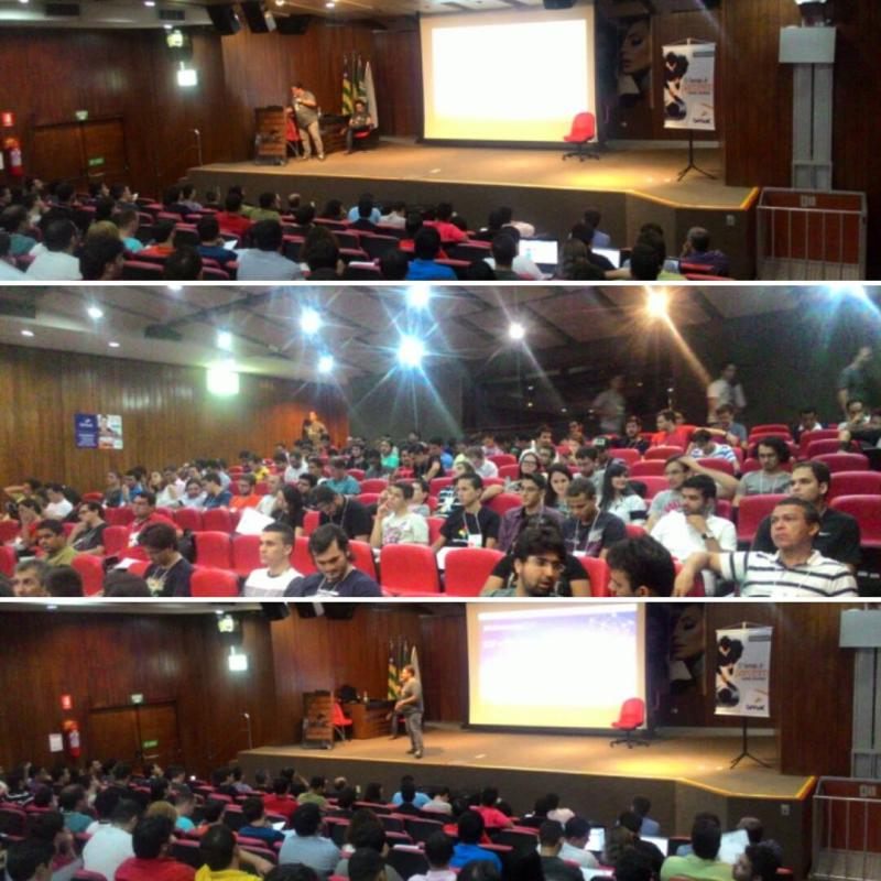 Registro de palestra e de trabalho com a comunidade